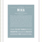 Mika | Name Art Print