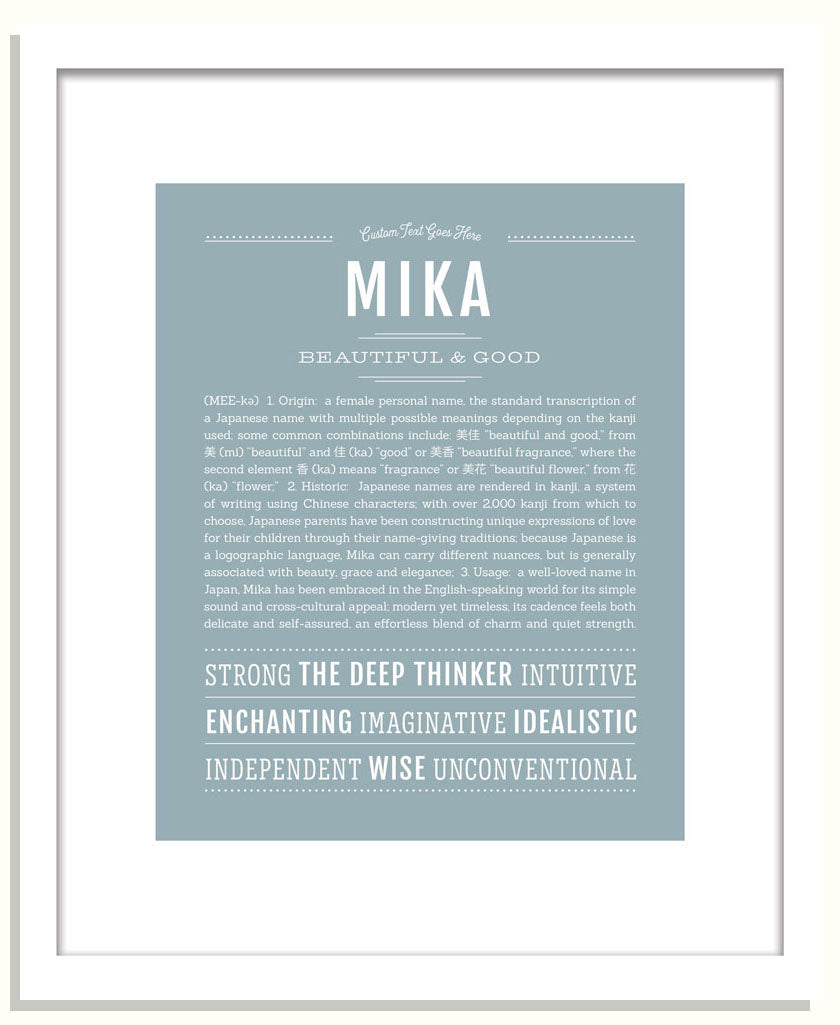 Mika | Name Art Print