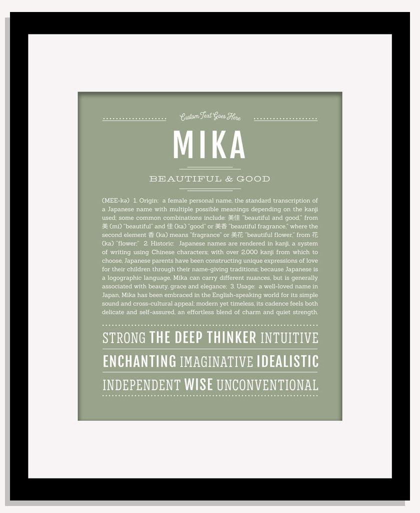 Mika | Name Art Print