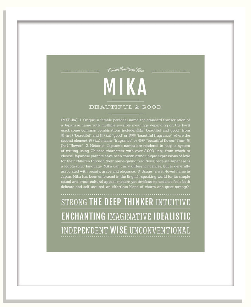 Mika | Name Art Print