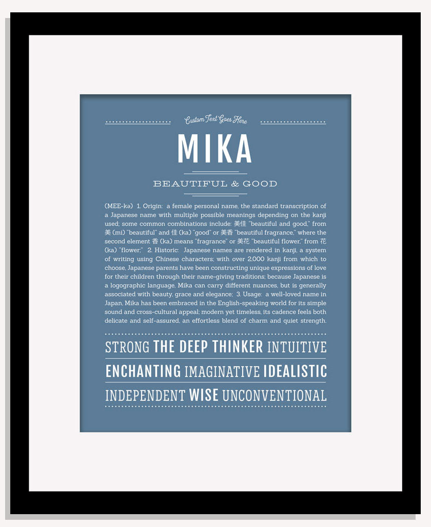Mika | Name Art Print