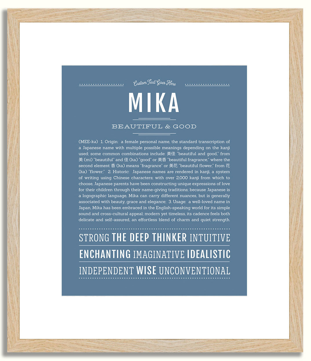 Mika | Name Art Print