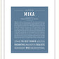 Mika | Name Art Print