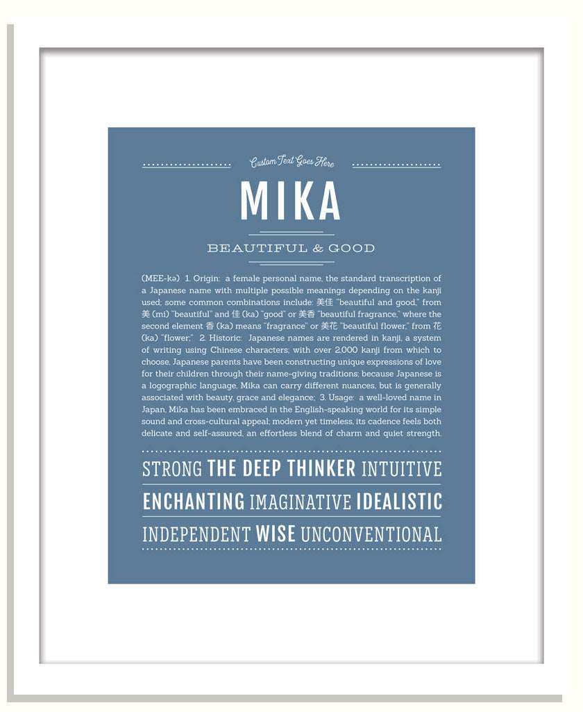Mika | Name Art Print