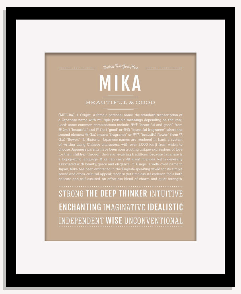 Mika | Name Art Print