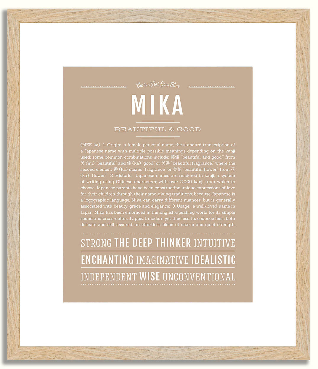 Mika | Name Art Print