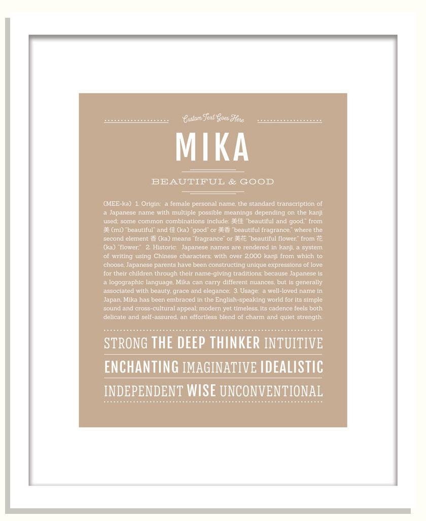 Mika | Name Art Print