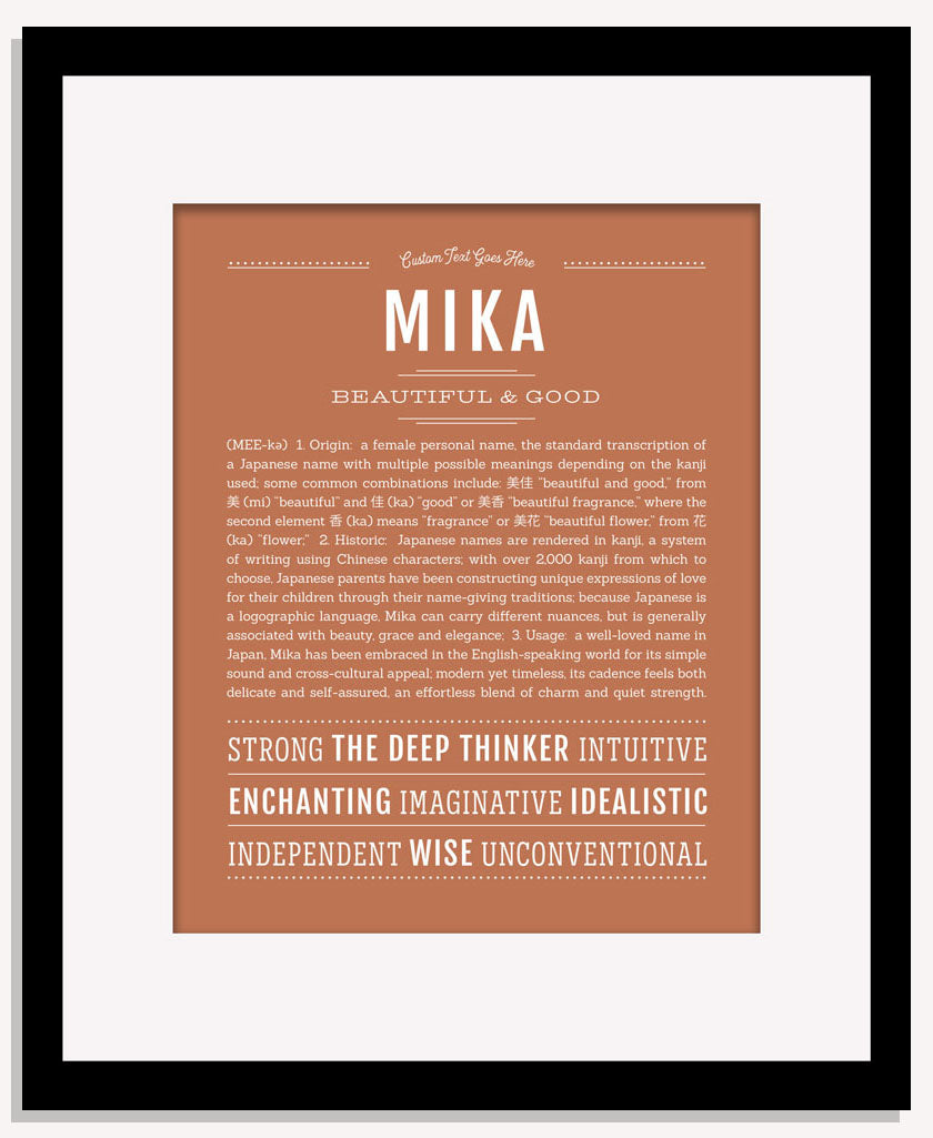 Mika | Name Art Print