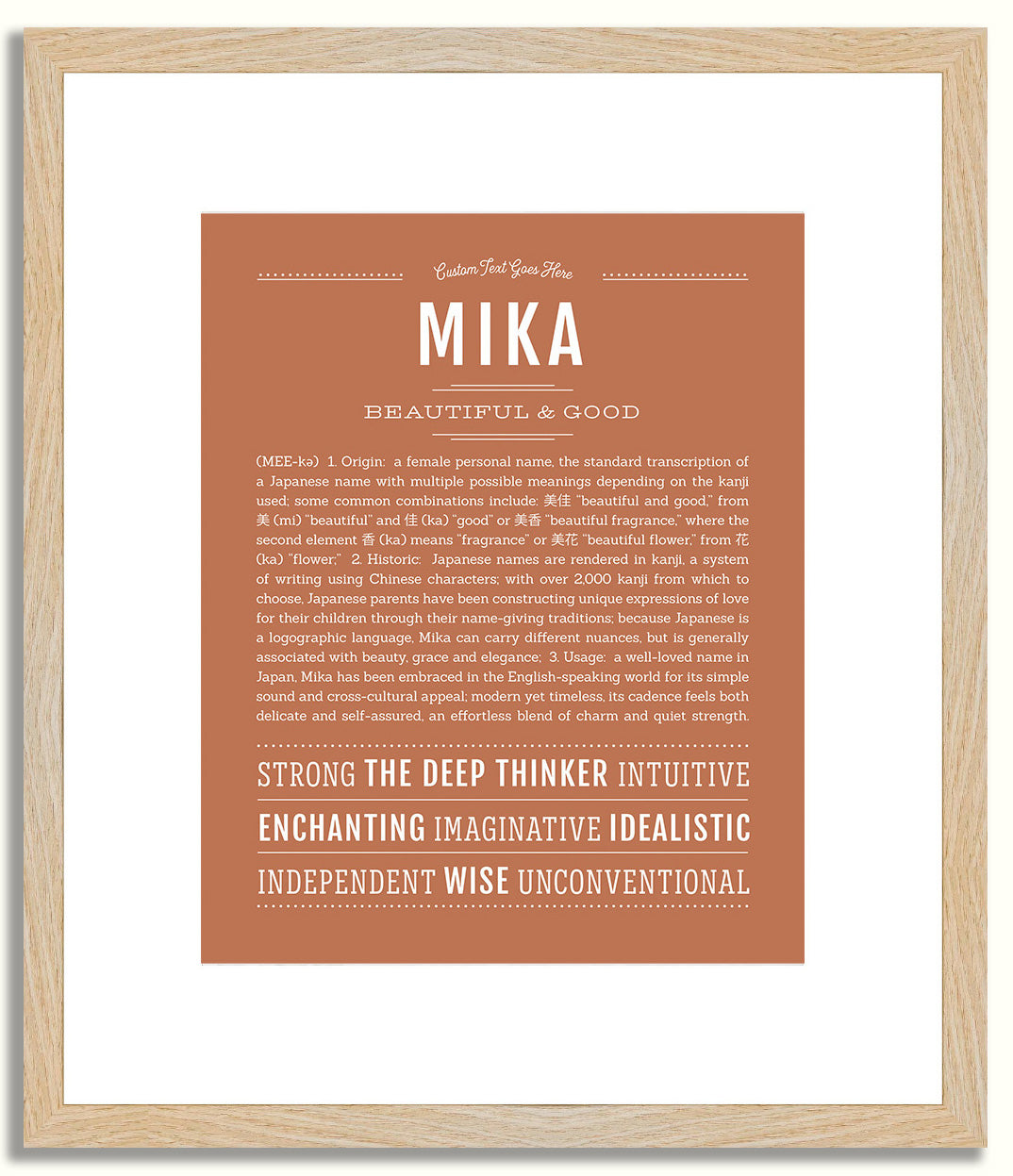 Mika | Name Art Print