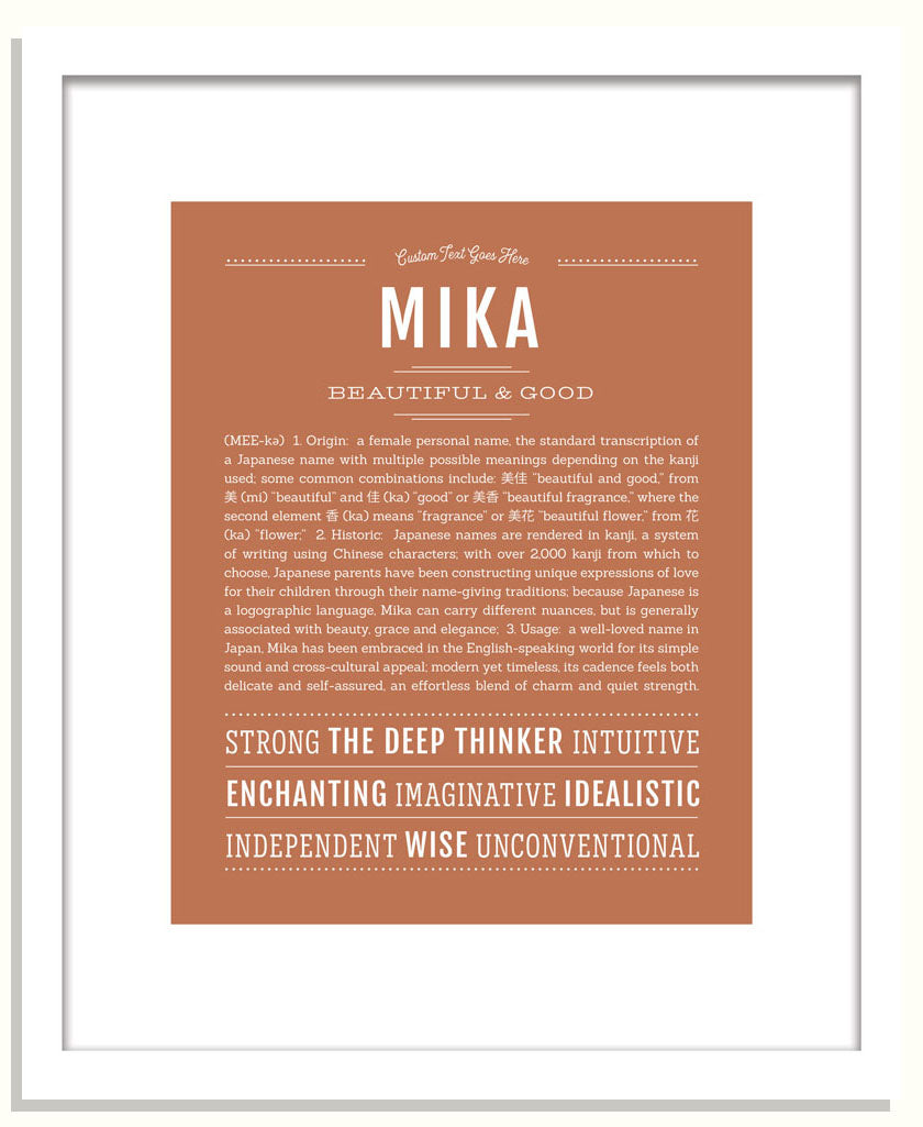 Mika | Name Art Print