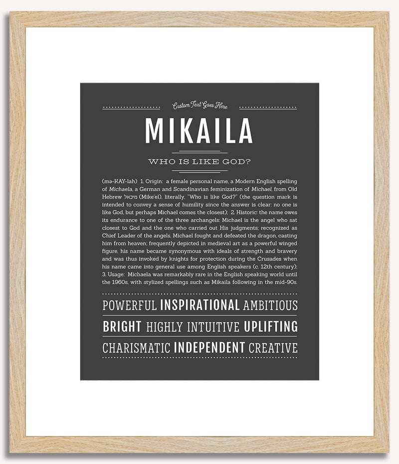 Mikaila | Name Art Print