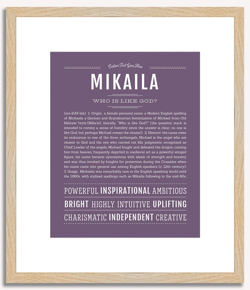 Mikaila | Name Art Print