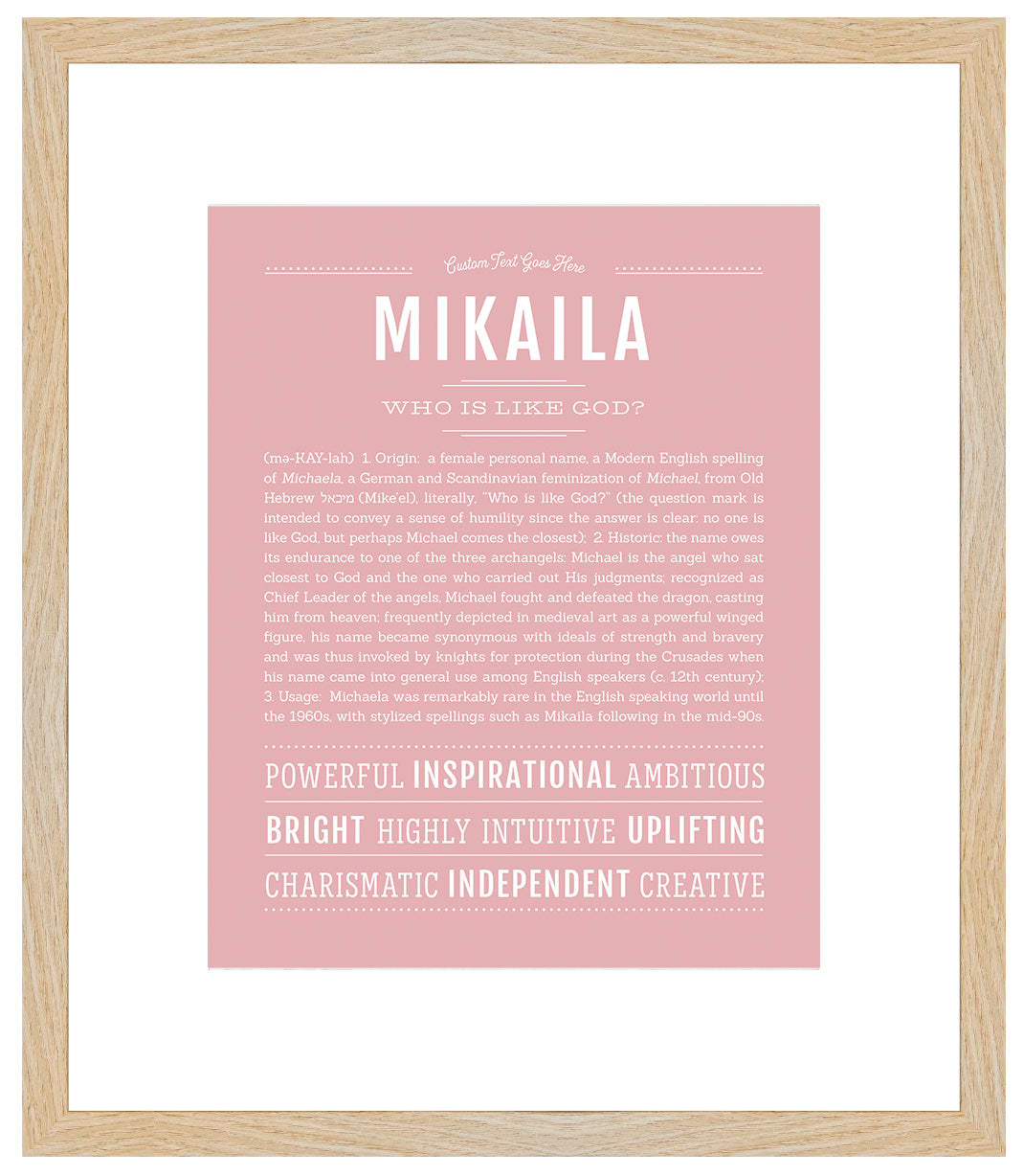 Mikaila | Name Art Print