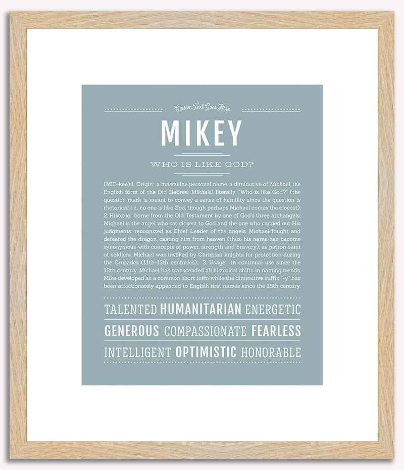 Mikey | Name Art Print