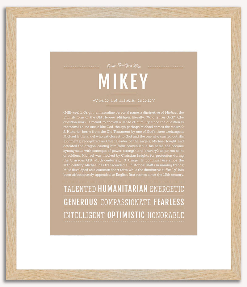 Mikey | Name Art Print