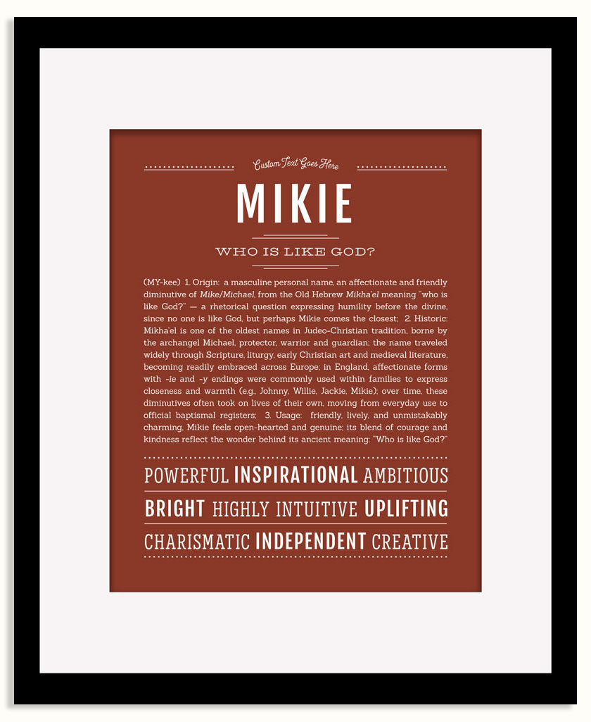 Frame Options | Bordeaux | Black Frame, Matted