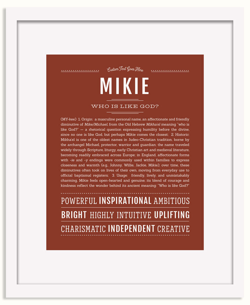 Frame Options | Bordeaux | White Frame, Matted