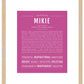 Frame Options | Dark Pink | Maple Frame, Matted
