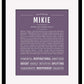 Frame Options | Deep Purple | Black Frame, Matted