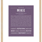 Frame Options | Deep Purple | Maple Frame, Matted