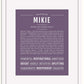 Frame Options | Deep Purple | White Frame, Matted