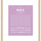 Frame Options | Lilac | Maple Frame, Matted