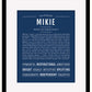 Frame Options | Midnight Blue | Black Frame, Matted
