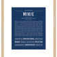 Frame Options | Midnight Blue | Maple Frame, Matted