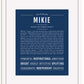 Frame Options | Midnight Blue | White Frame, Matted