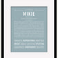 Frame Options | Powder Blue | Black Frame, Matted