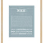 Frame Options | Powder Blue | Maple Frame, Matted