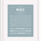 Frame Options | Powder Blue | White Frame, Matted