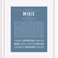 Frame Options | Steele Blue | White Frame, Matted