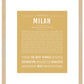 Milah | Name Art Print