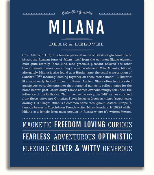 Frame Options | Midnight Blue | No Frame