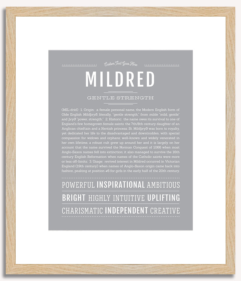 Mildred | Name Art Print