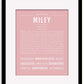 Frame Options | Dusty Rose | Black Frame, Matted