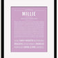 Frame Options | Lilac | Black Frame, Matted