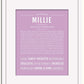 Frame Options | Lilac | White Frame, Matted