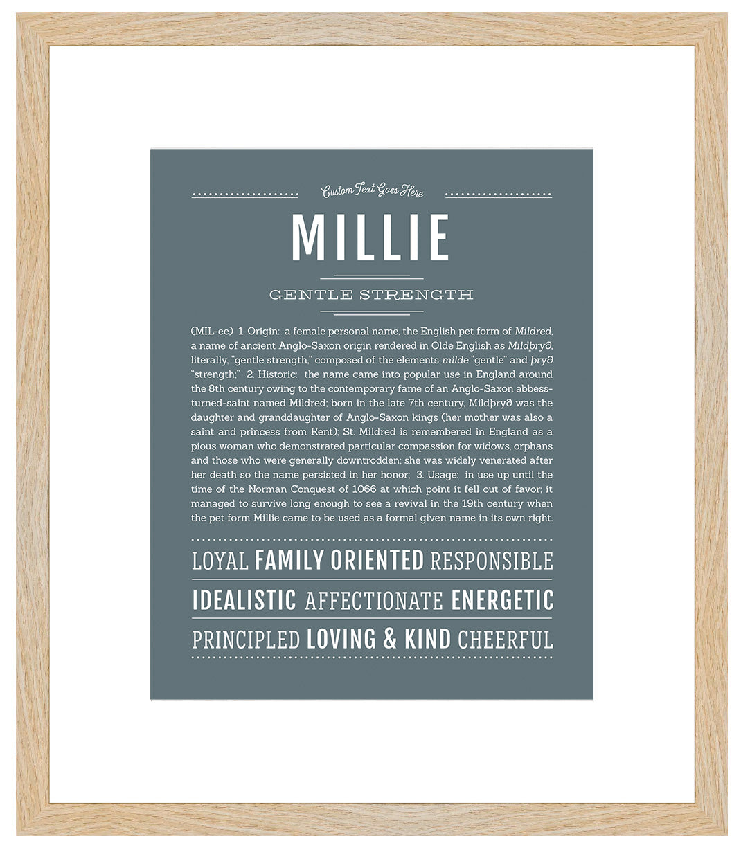 Millie | Name Art Print