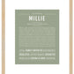 Millie | Name Art Print