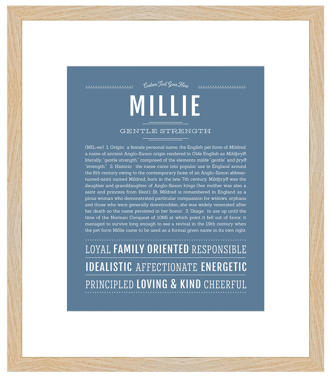 Millie | Name Art Print