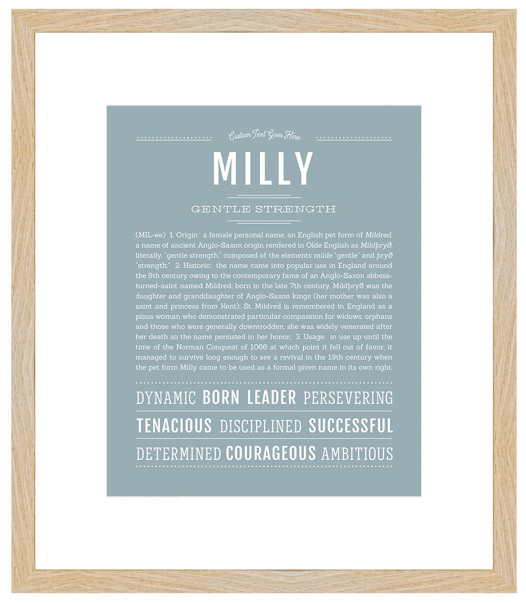 Milly | Name Art Print