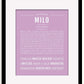 Frame Options | Lilac | Black Frame, Matted