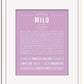 Frame Options | Lilac | White Frame, Matted