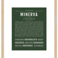 Minerva | Name Art Print