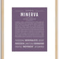 Minerva | Name Art Print