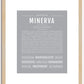 Minerva | Name Art Print