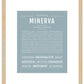 Minerva | Name Art Print