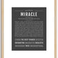 Miracle | Name Art Print